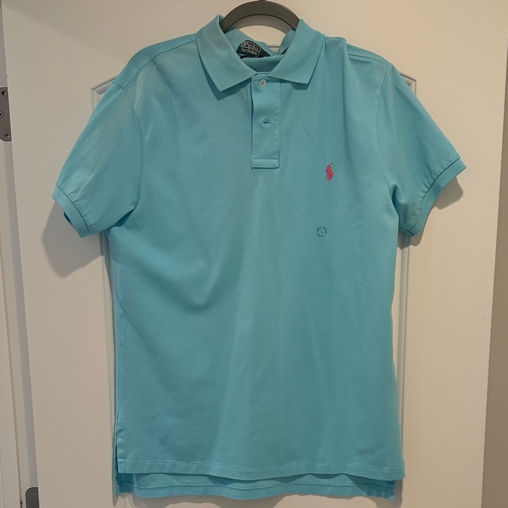 Polo by Ralph Lauren Aqua Polo Shirt